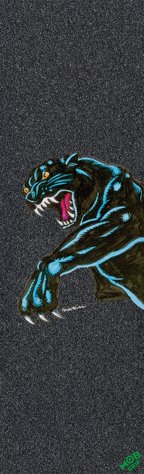 Santa Cruz Natas Sketch Panther Mob Grip Tape 11in