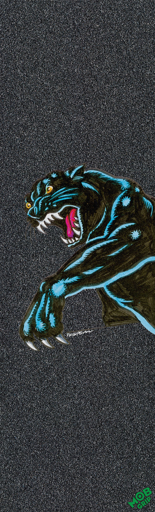 Santa Cruz Natas Sketch Panther Mob Grip Tape 11in