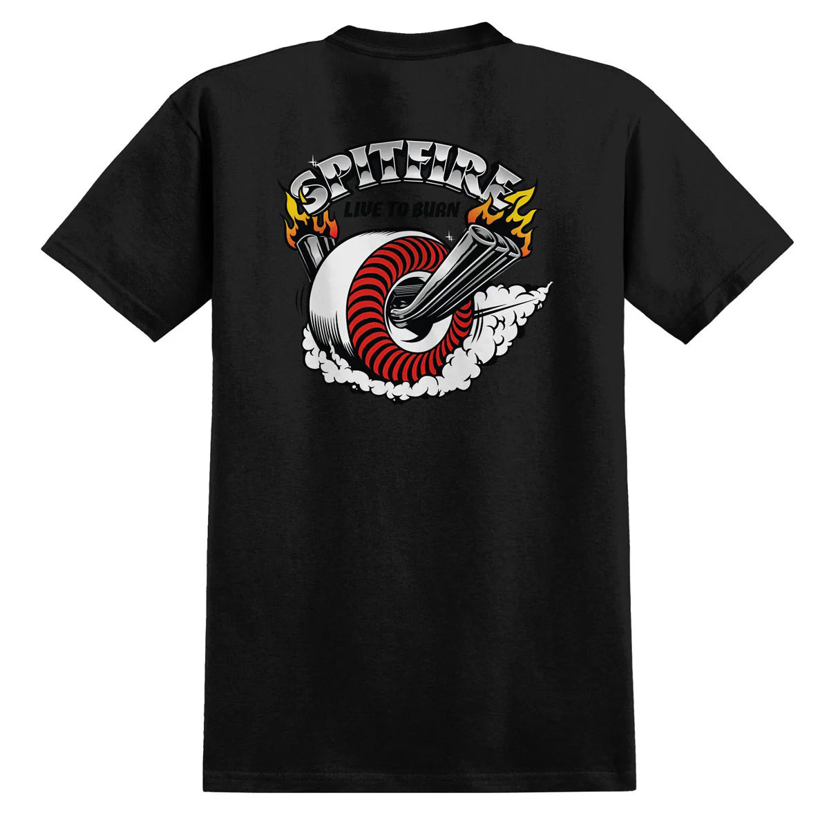 Spitfire Burnout Pocket T-Shirt Black
