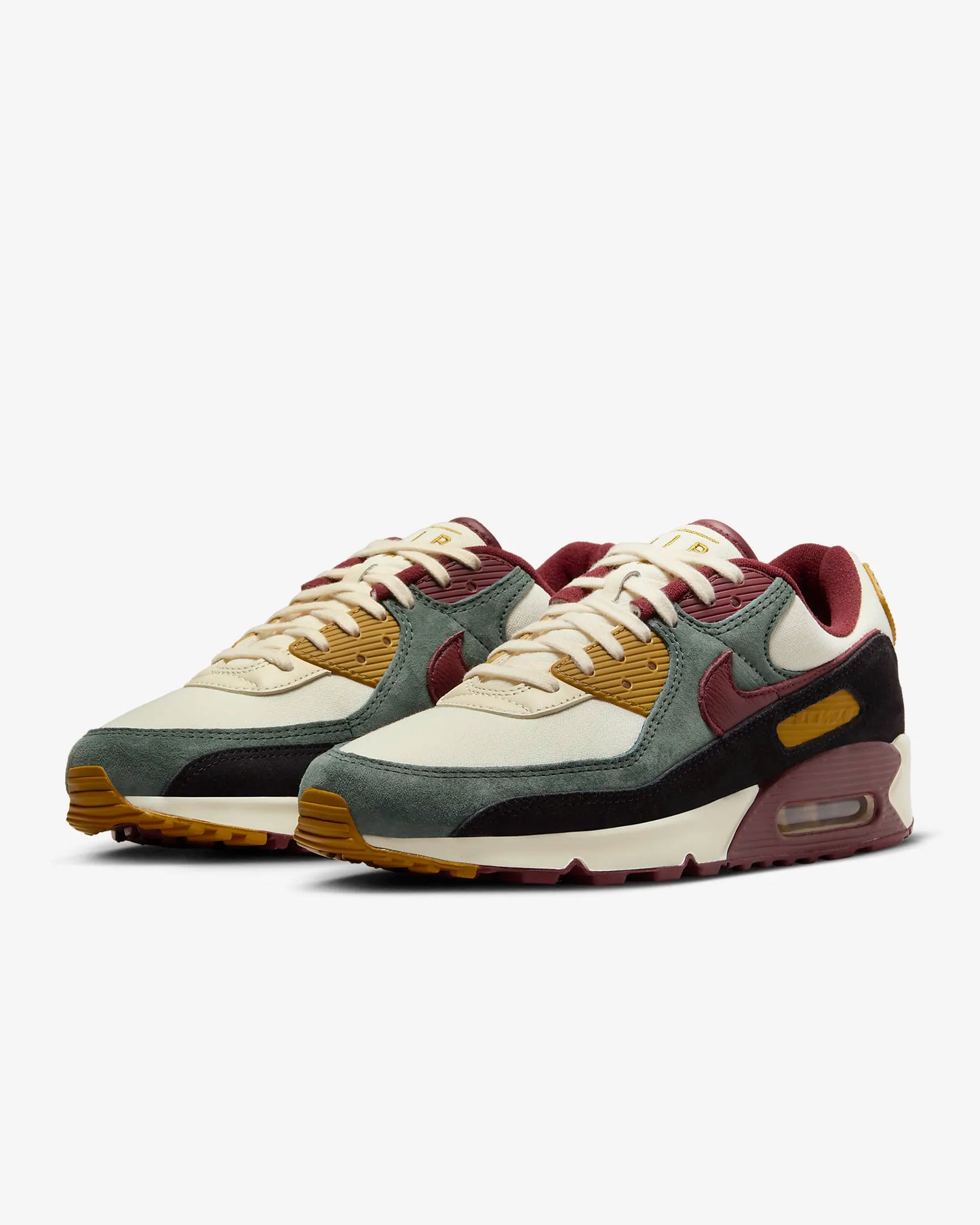 Nike Air Max 90 Premium Coconut Dark Team Red Vintage Green