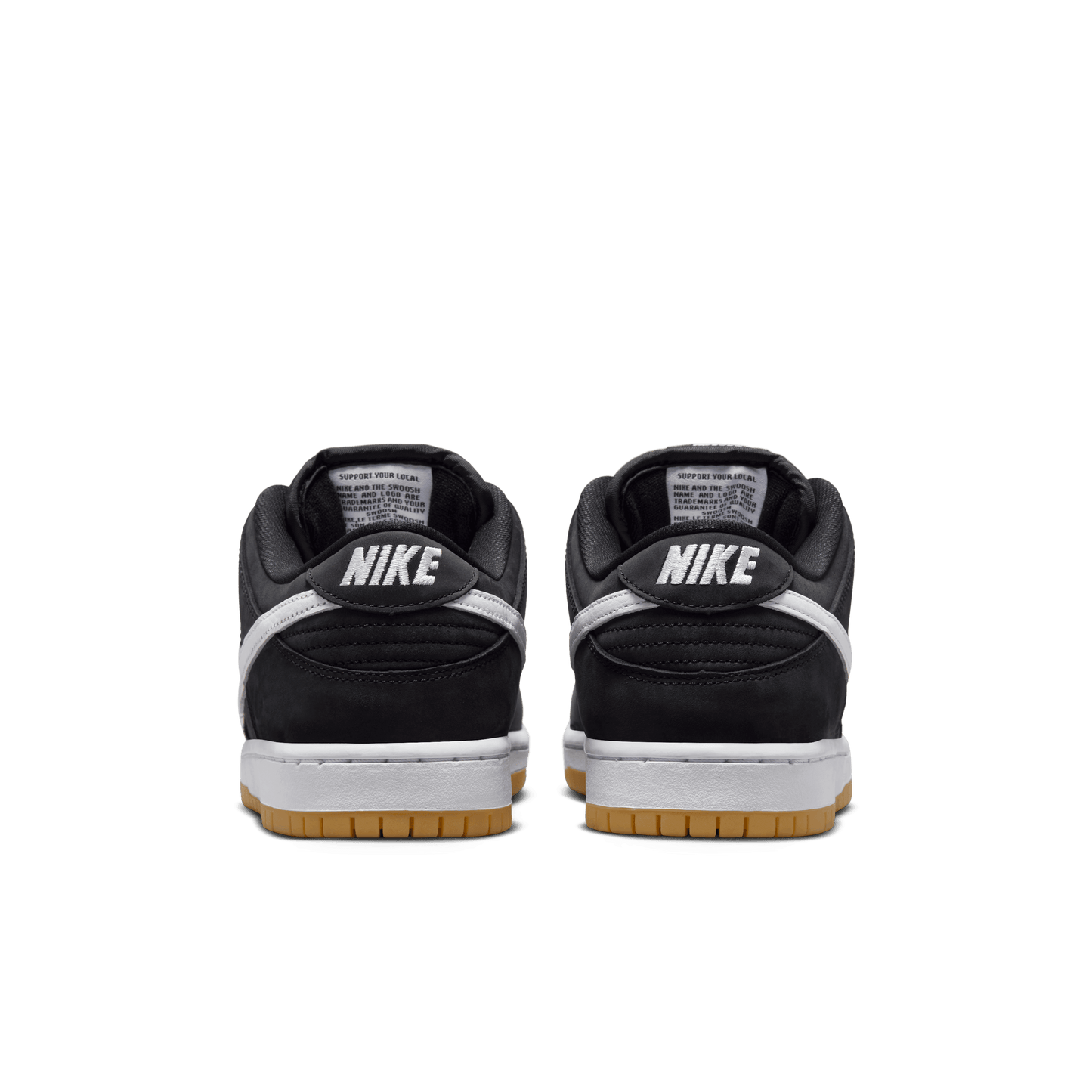 Nike SB Dunk Low Pro Black White Gum