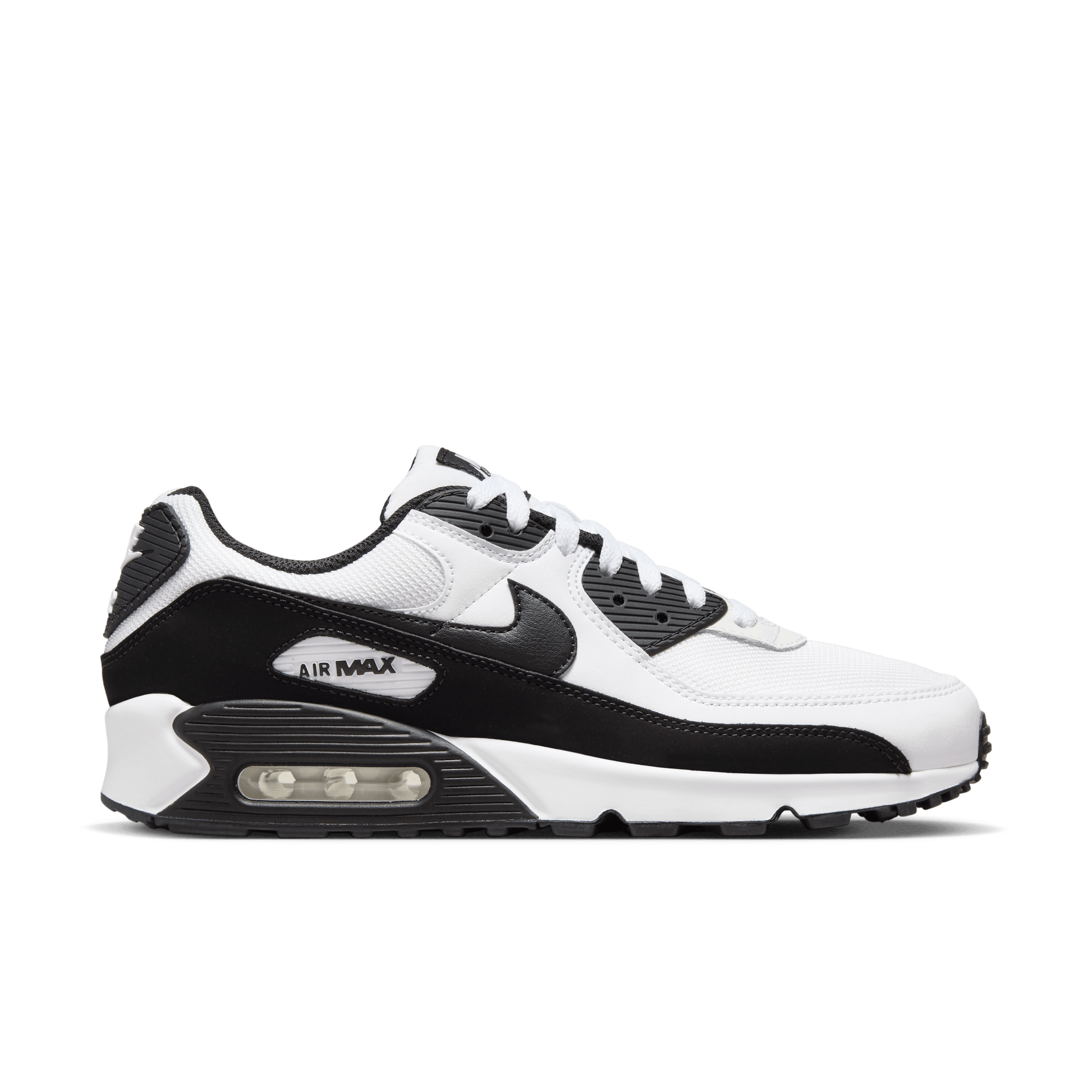 Air max 90 black and white best sale