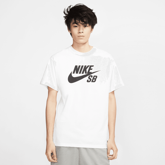 Nike SB HBR Logo Skate T-Shirt White Black