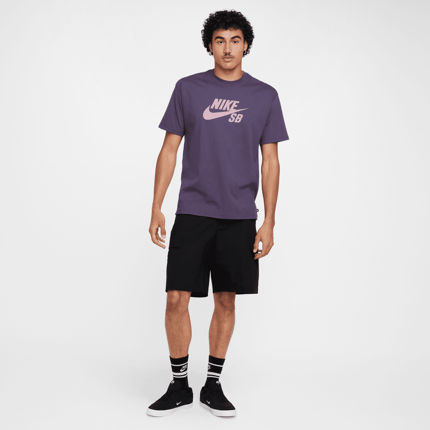 Nike SB HBR Logo T-Shirt Dark Raisin