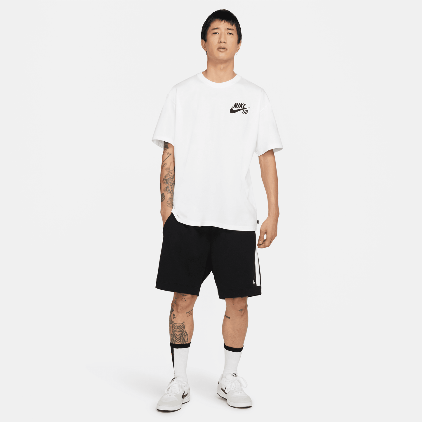 Nike SB Logo Skate T-Shirt White