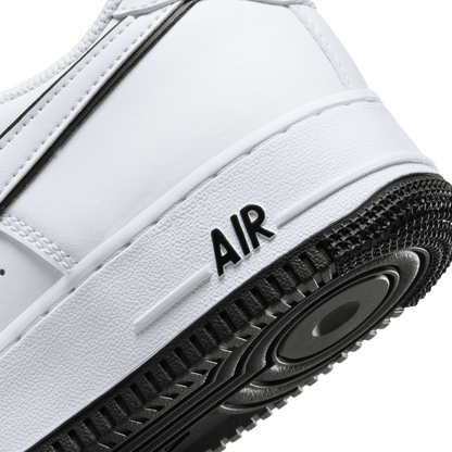 Nike Air Force 1 '07 White Black Outline Swoosh