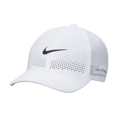 Nike Dri-FIT ADV Club Snapback Hat White Black