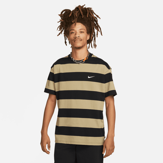 Nike SB Striped Shirt Neutral Olive Black