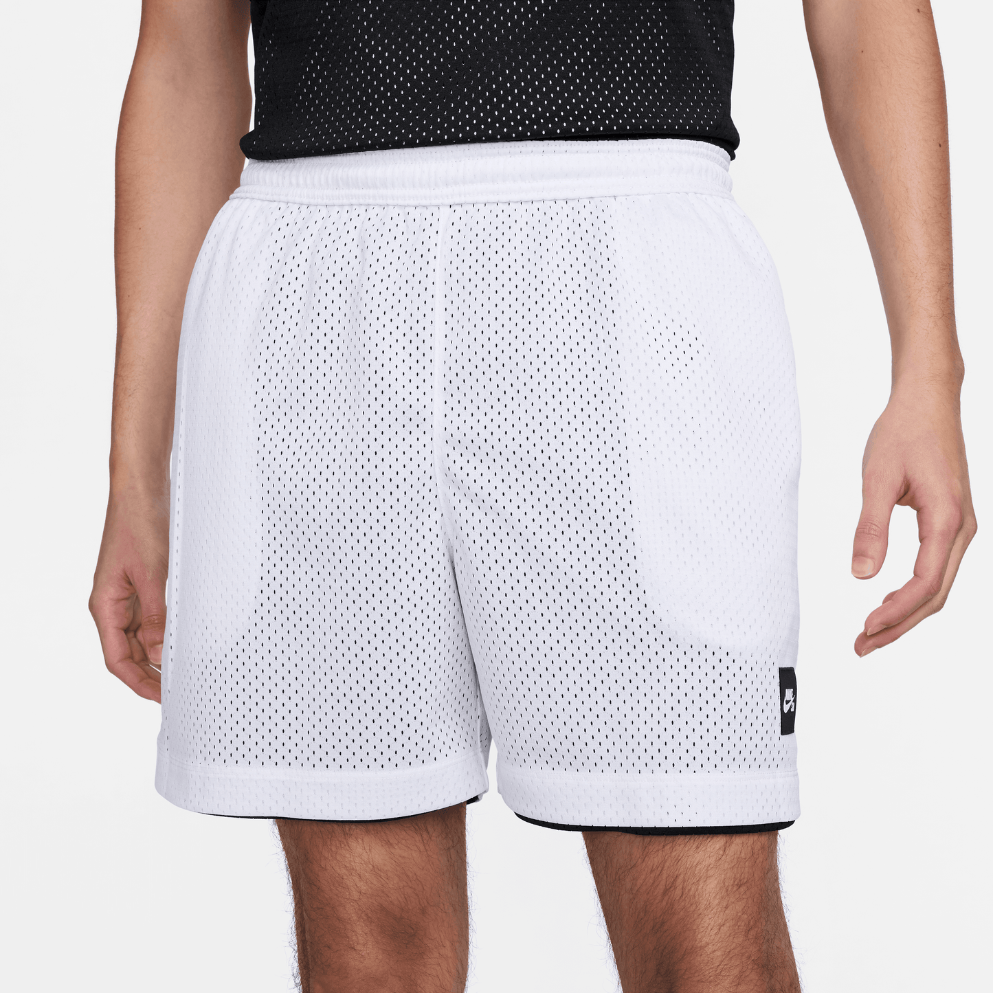 Nike SB Reversible Basketball Mesh Shorts Black White