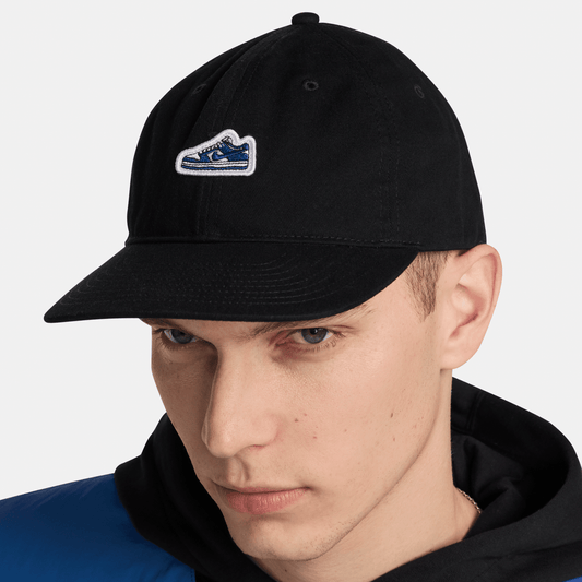 Nike Club Dunk Patch Hat Black