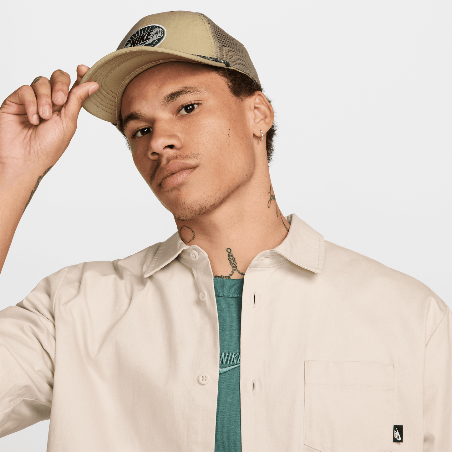 Nike Rise Curved Bill Hat Olive