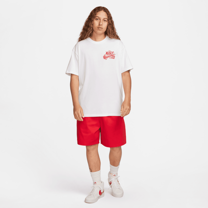 Nike SB Skate T-Shirt Dragon White Red