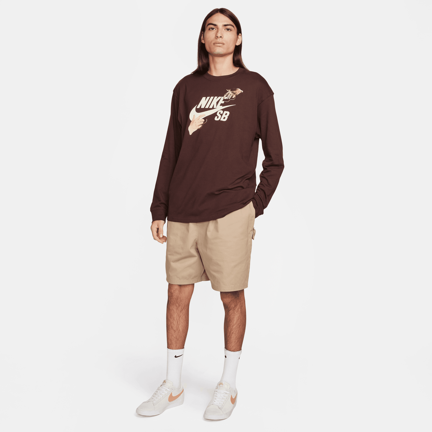 Nike SB Long-Sleeve Skate T-Shirt City of Love Earth