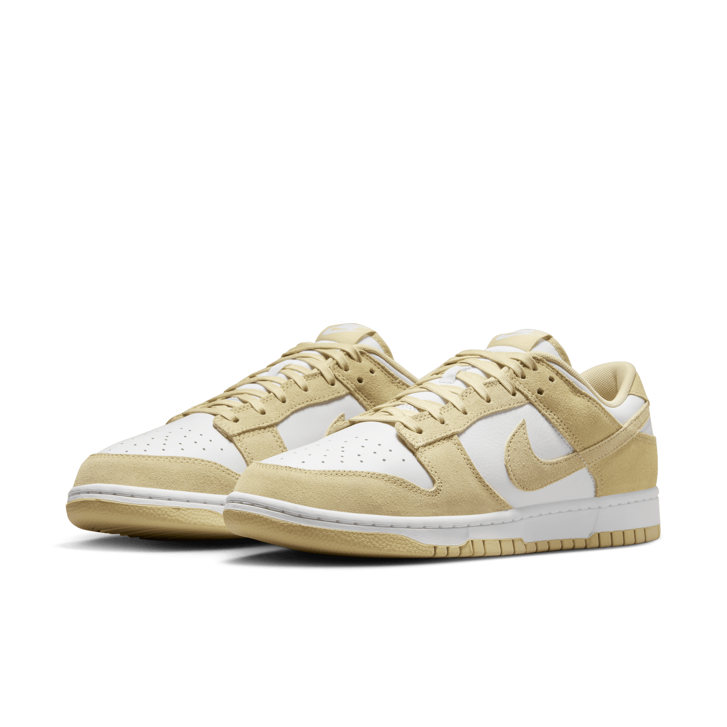 Nike Dunk Low Retro SE Leather Suede TM Gold White