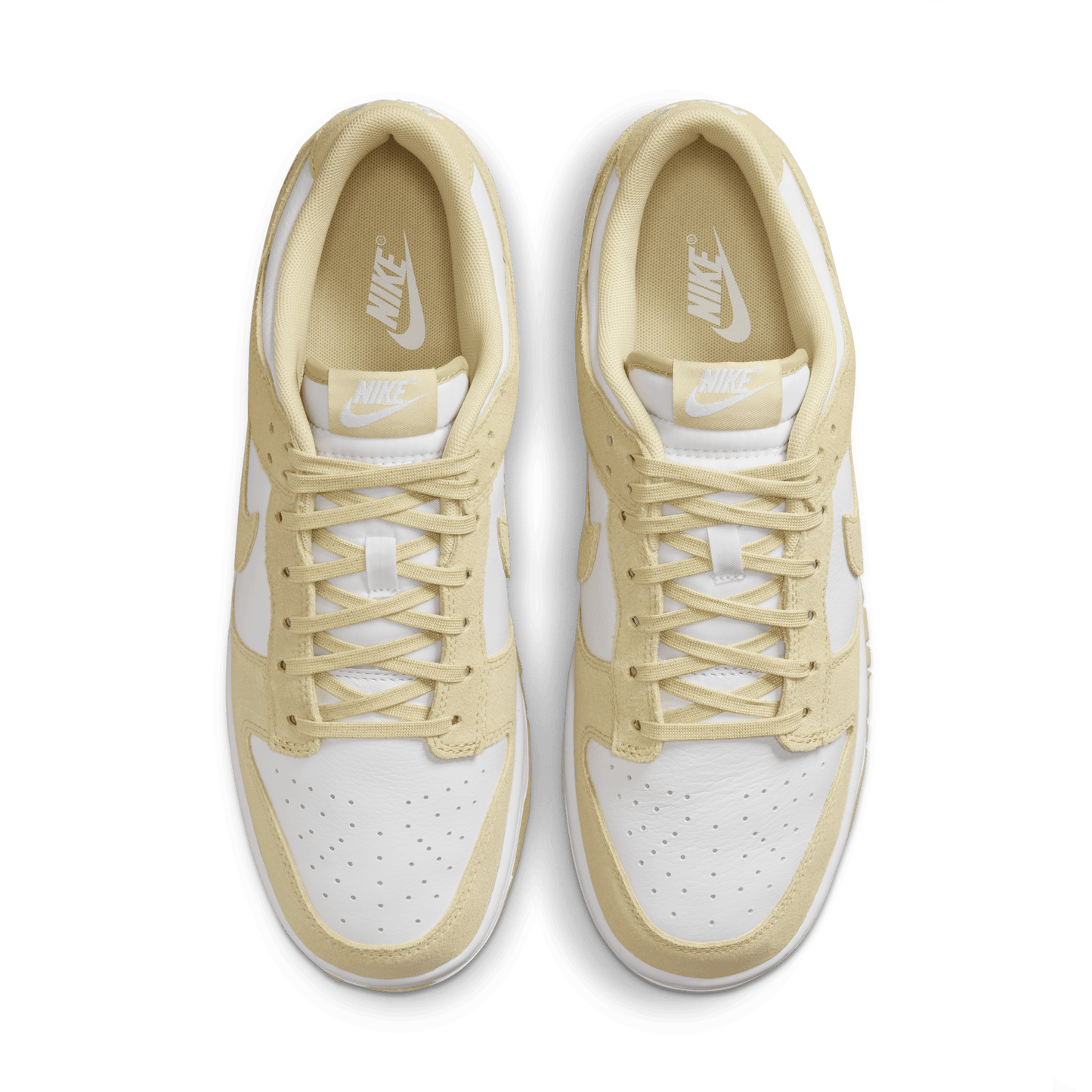 Nike Dunk Low Retro SE Leather Suede TM Gold White