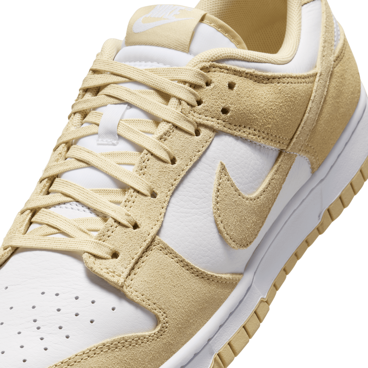 Nike Dunk Low Retro SE Leather Suede TM Gold White