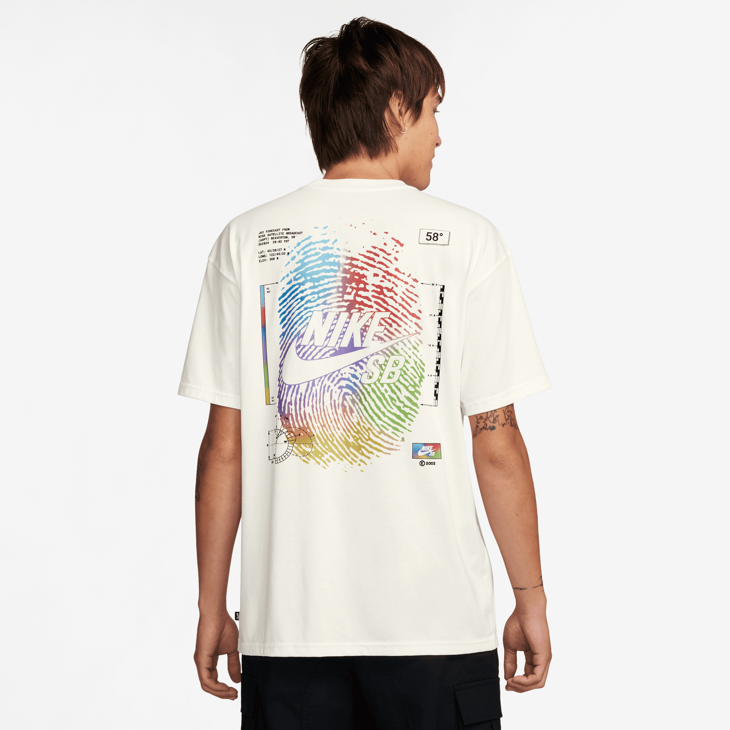 Nike SB Thumbprint T-Shirt White