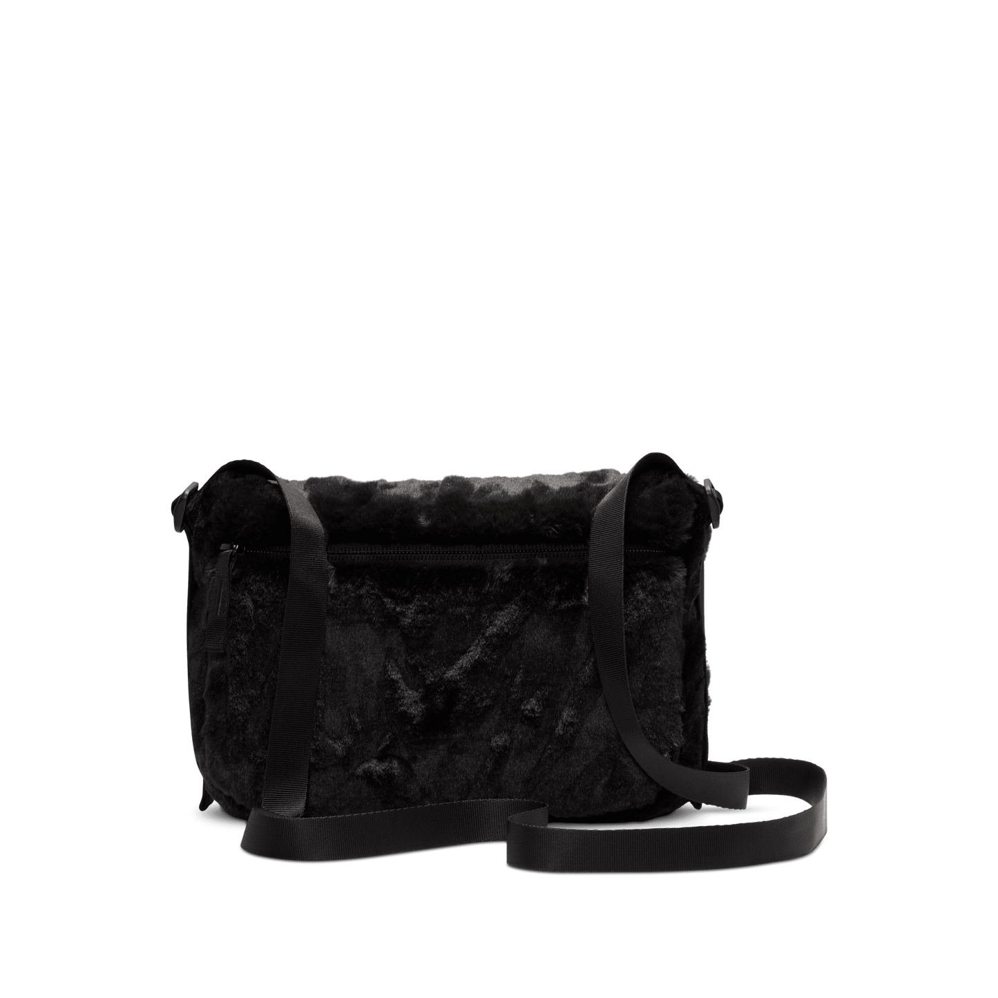 Nike Futura 365 Faux Fur Crossbody Bag Black