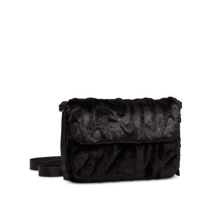 Nike Futura 365 Faux Fur Crossbody Bag Black