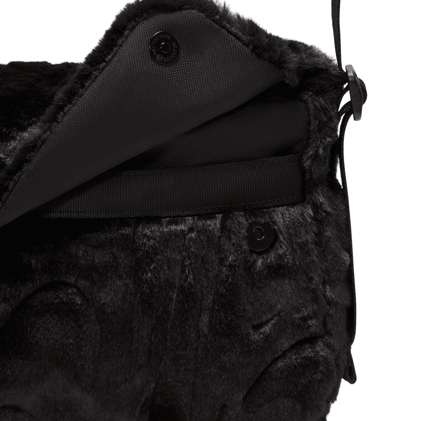 Nike Futura 365 Faux Fur Crossbody Bag Black