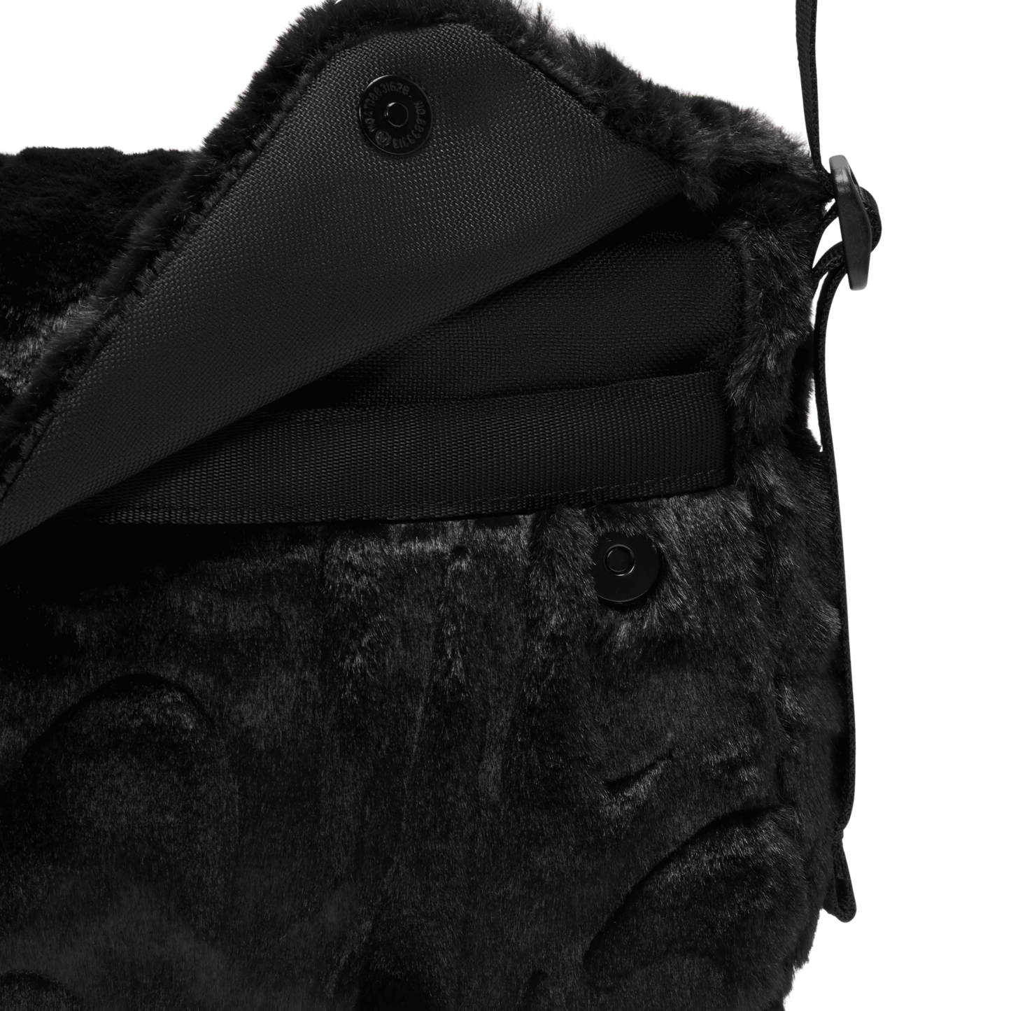 Nike Sportswear Futura 365 Faux Fur Crossbody Bag Black