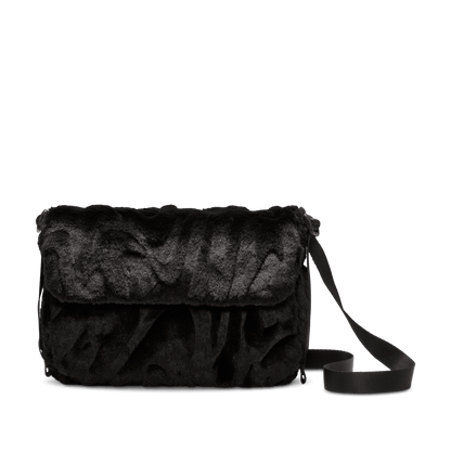 Nike Futura 365 Faux Fur Crossbody Bag Black