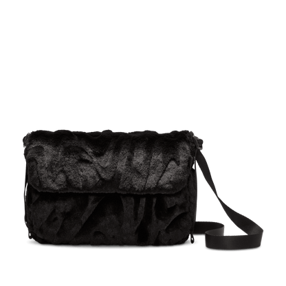 Nike Sportswear Futura 365 Faux Fur Crossbody Bag Black
