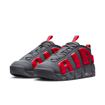 Nike Air More Uptempo Low Dark Grey Crimson