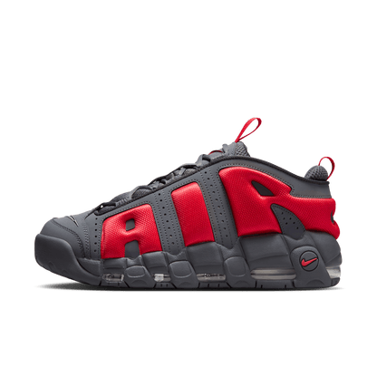 Nike Air More Uptempo Low Dark Grey Crimson