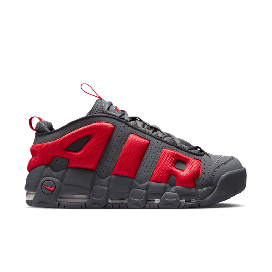 Nike Air More Uptempo Low Dark Grey Crimson