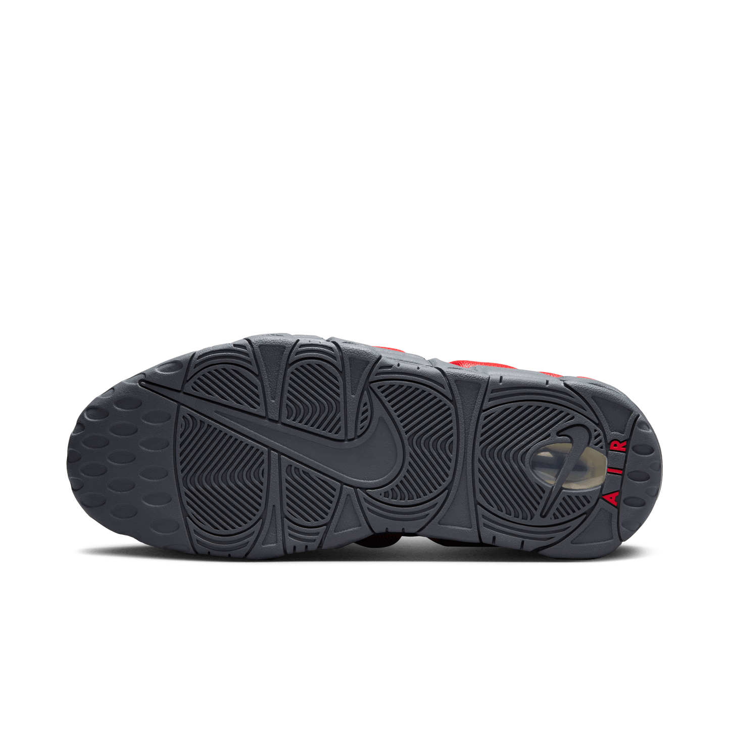 Nike Air More Uptempo Low Dark Grey Crimson