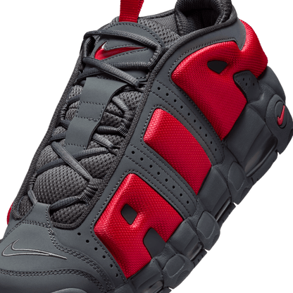 Nike Air More Uptempo Low Dark Grey Crimson