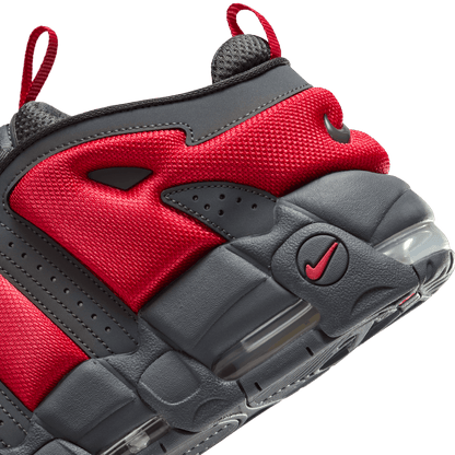 Nike Air More Uptempo Low Dark Grey Crimson