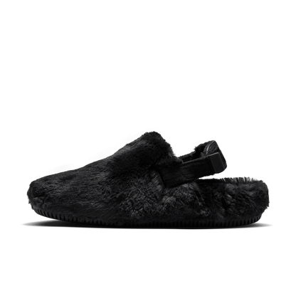 Nike Women's Calm Mule SE Fur Black