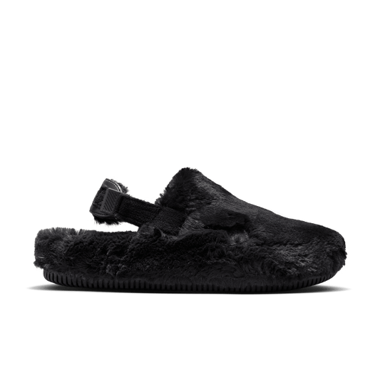 Nike Women's Calm Mule SE Fur Black