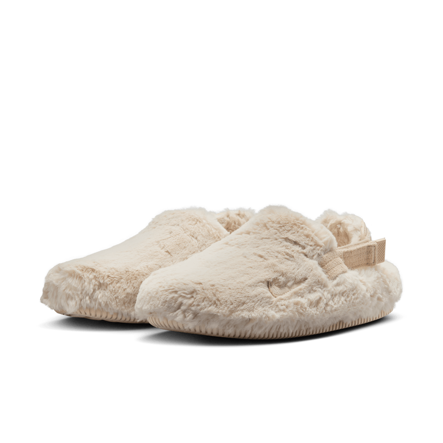 Nike Women's Calm SE Fur Mules Sand