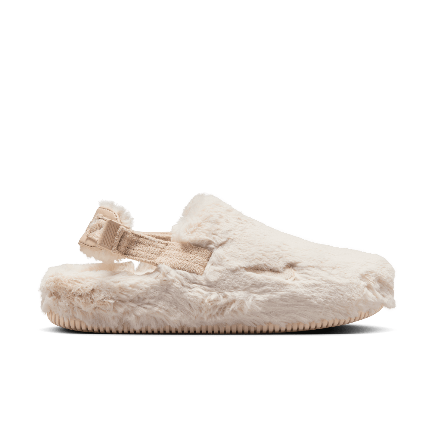 Nike Women's Calm SE Fur Mules Sand