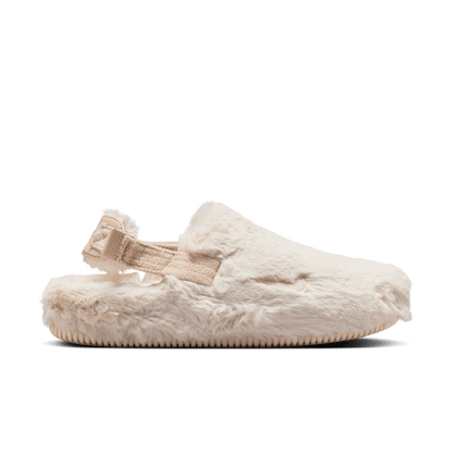 Nike Women's Calm SE Fur Mules Sand