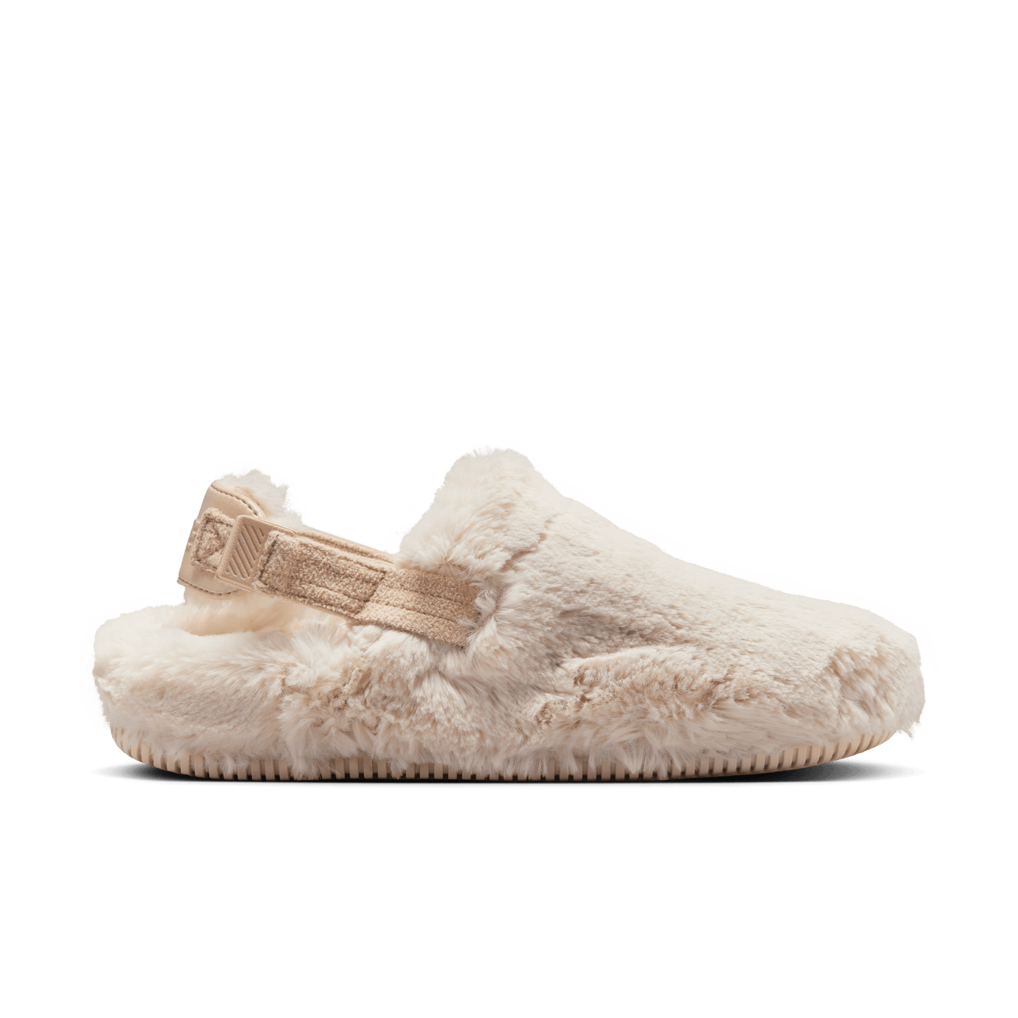 Nike Women's Calm SE Fur Mules Sand