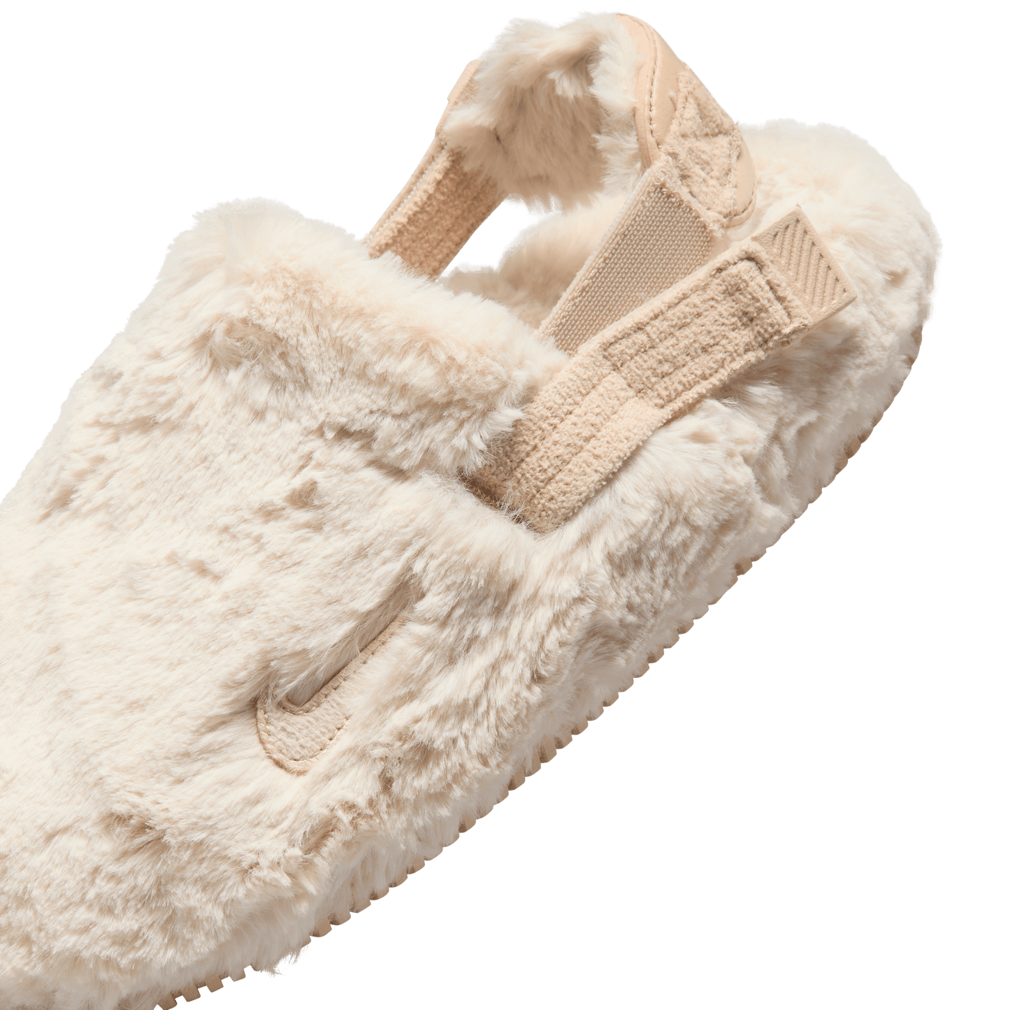 Nike Women's Calm SE Fur Mules Sand