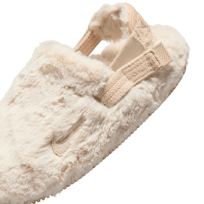 Nike Women's Calm SE Fur Mules Sand