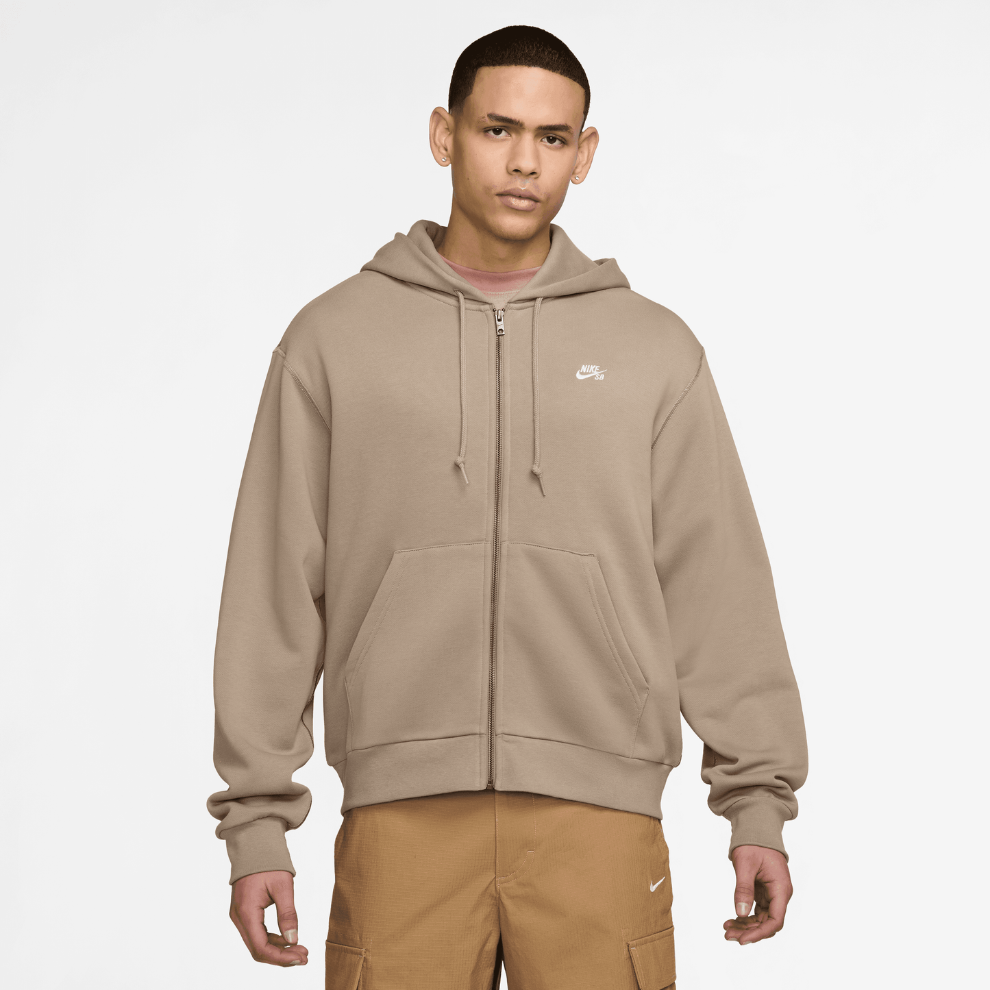 Nike SB Full-Zip Hoodie Khaki