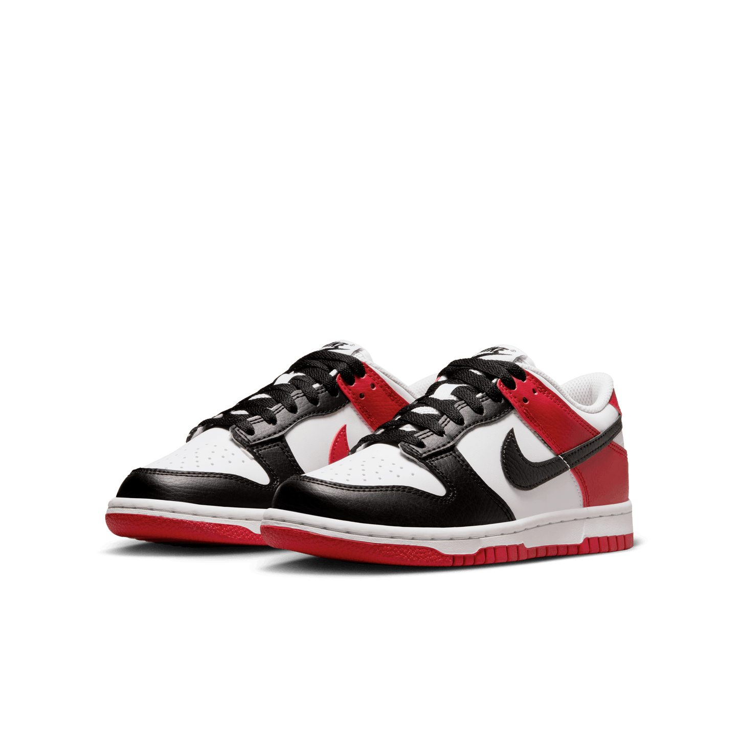 Nike Kids Dunk Low Gym Red Black White GS