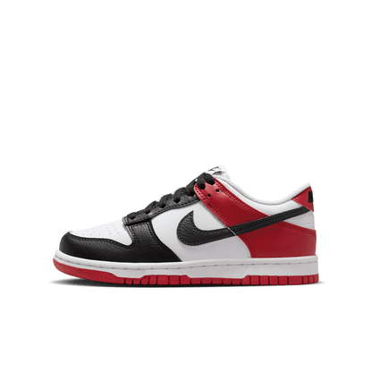 Nike Kids Dunk Low Gym Red Black White GS