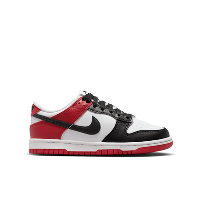 Nike Kids Dunk Low Gym Red Black White GS