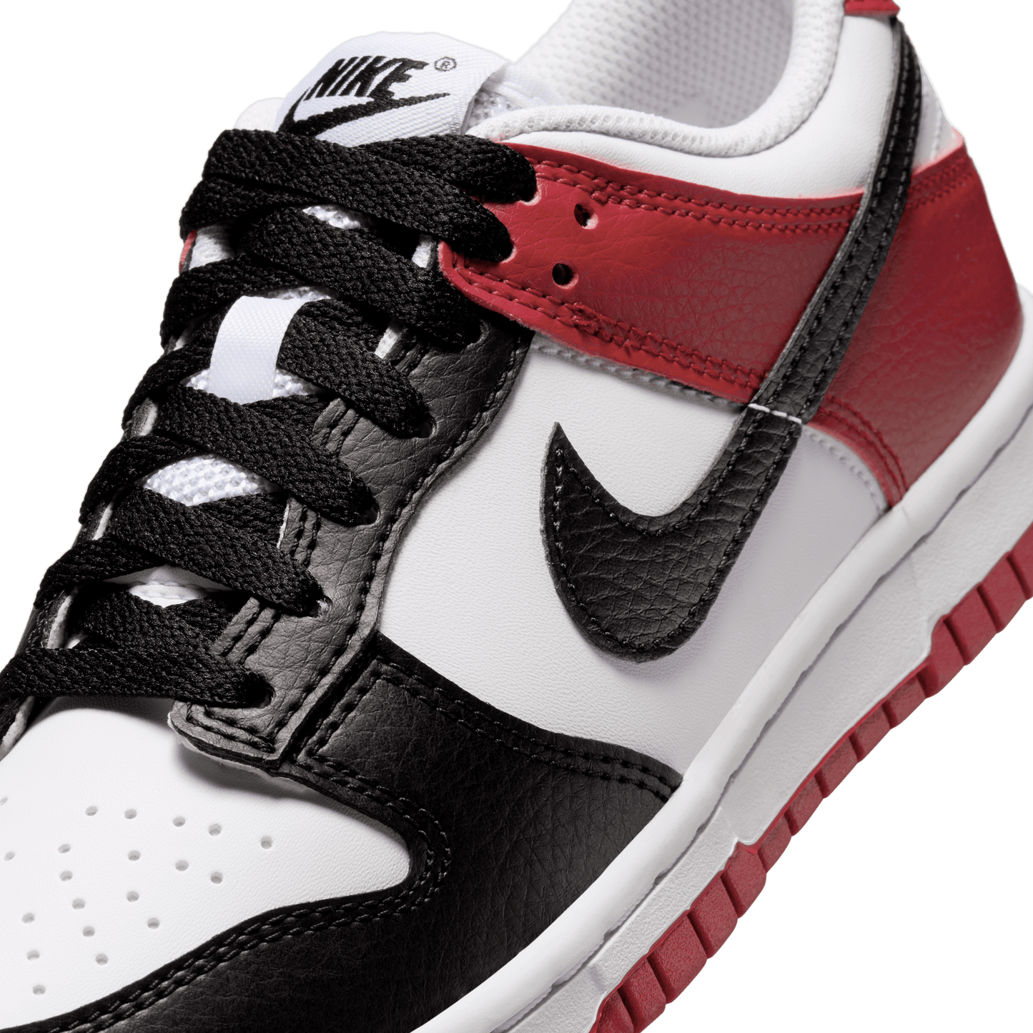 Nike Kids Dunk Low Gym Red Black White GS