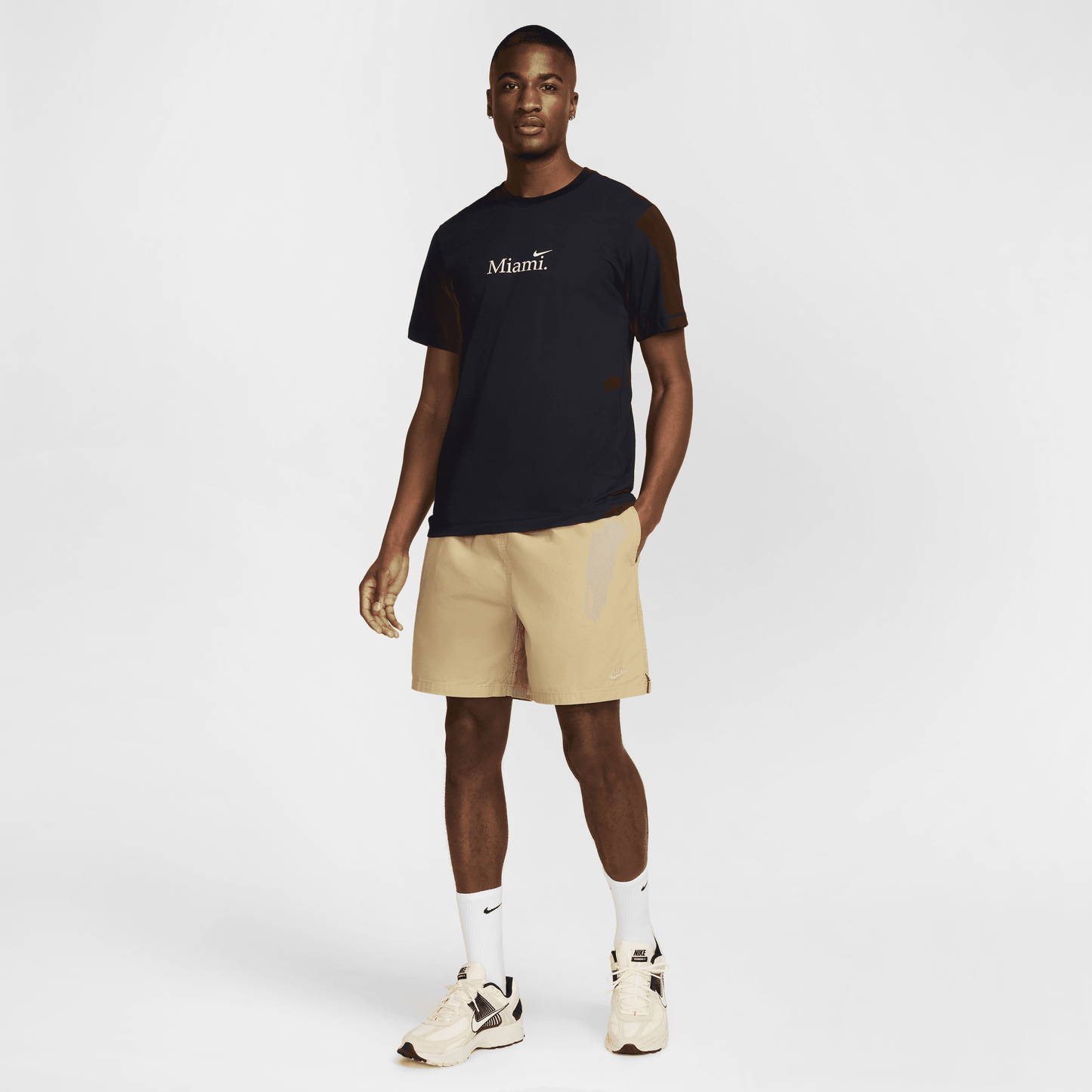 Nike Club Flow Washed Shorts Parachute Beige