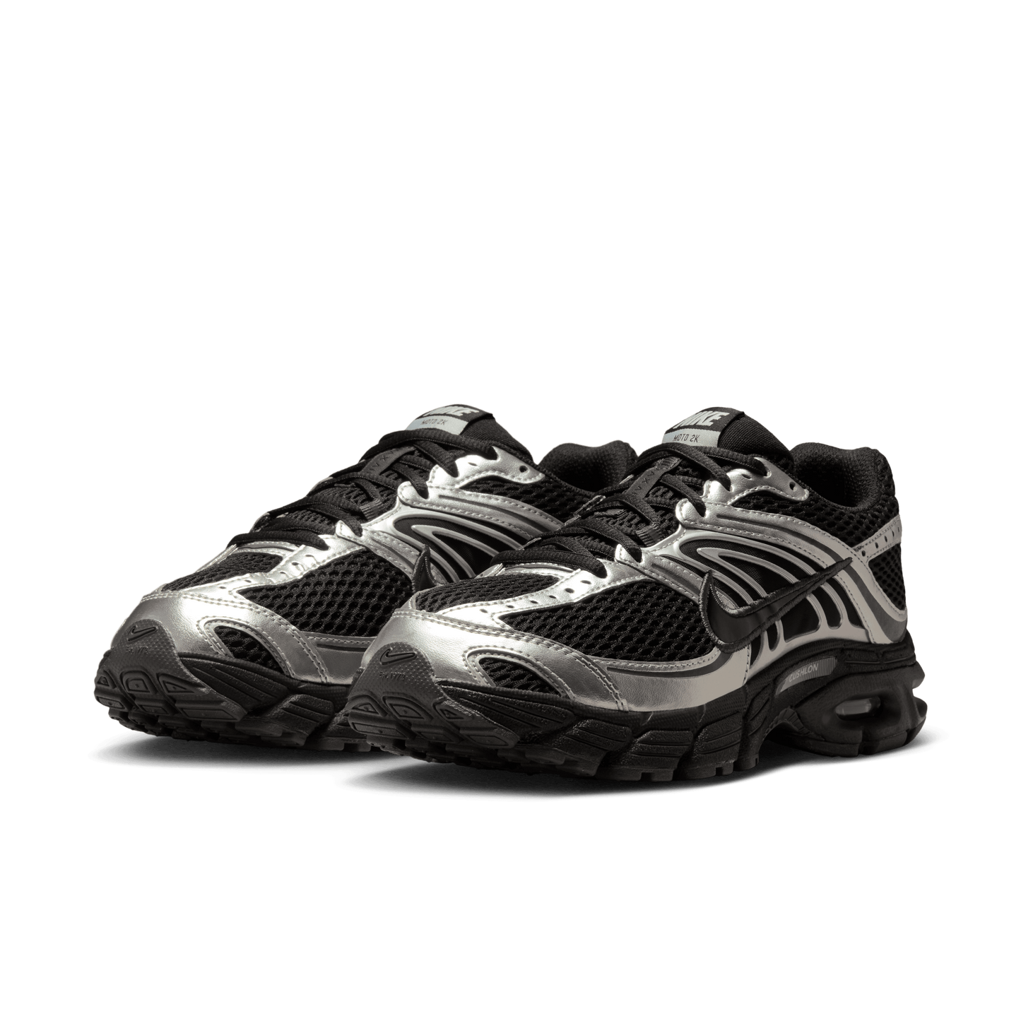 Nike Women's Air Max Moto 2K Black Metallic Silver