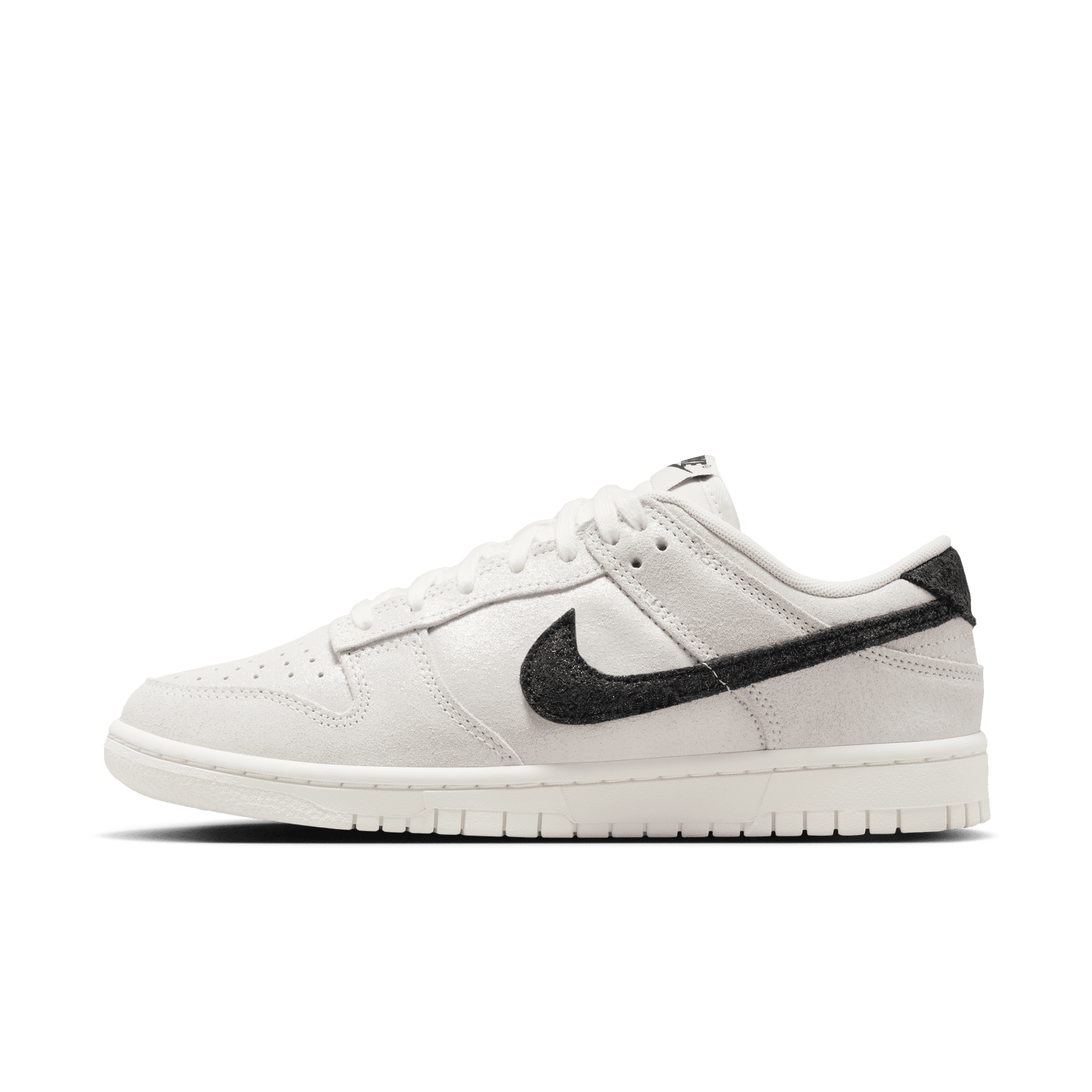 Nike Women's Dunk Low SE White Black Sparkle