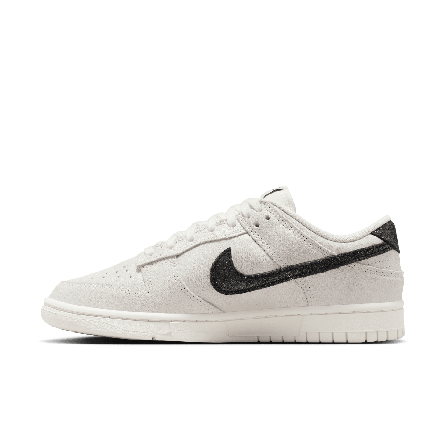 Nike Women's Dunk Low SE White Black Sparkle